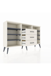 Arges Konsol 7 Raflı 3 Çekmeceli 132x30x83 - S144M014V07A
