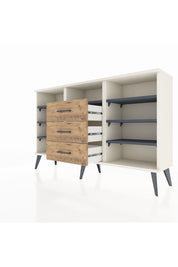 Arges Konsol 7 Raflı 3 Çekmeceli 132x30x83 - S144M014V09A