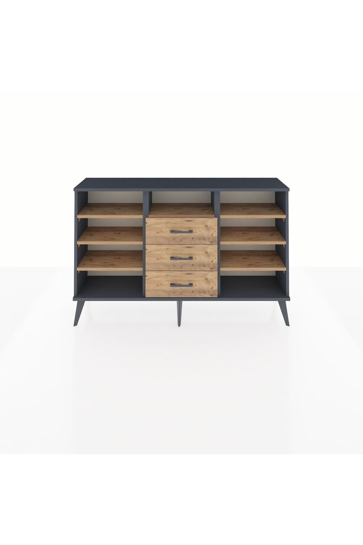 Arges Konsol 7 Raflı 3 Çekmeceli 132x30x83 - S144M014V12A