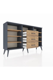 Arges Konsol 7 Raflı 3 Çekmeceli 132x30x83 - S144M014V12A