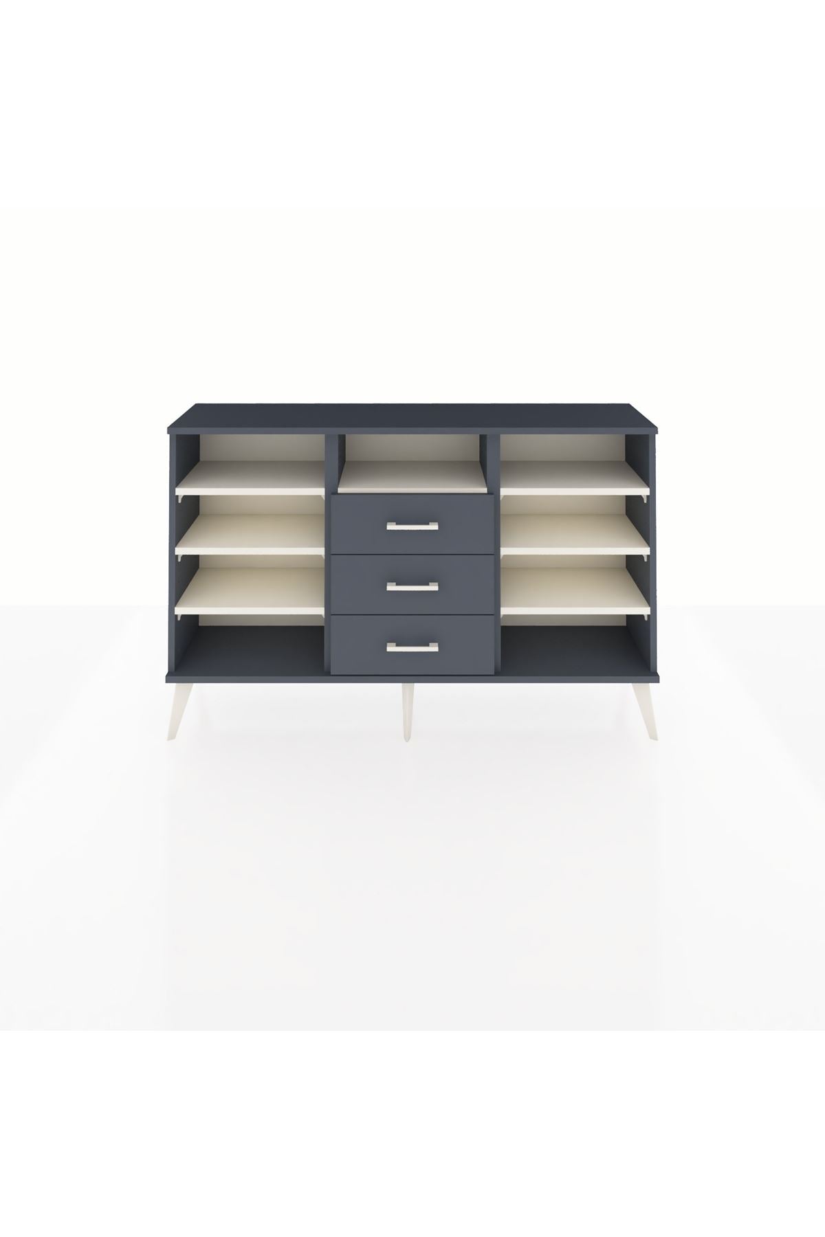 Arges Konsol 7 Raflı 3 Çekmeceli 132x30x83 - S144M014V14A