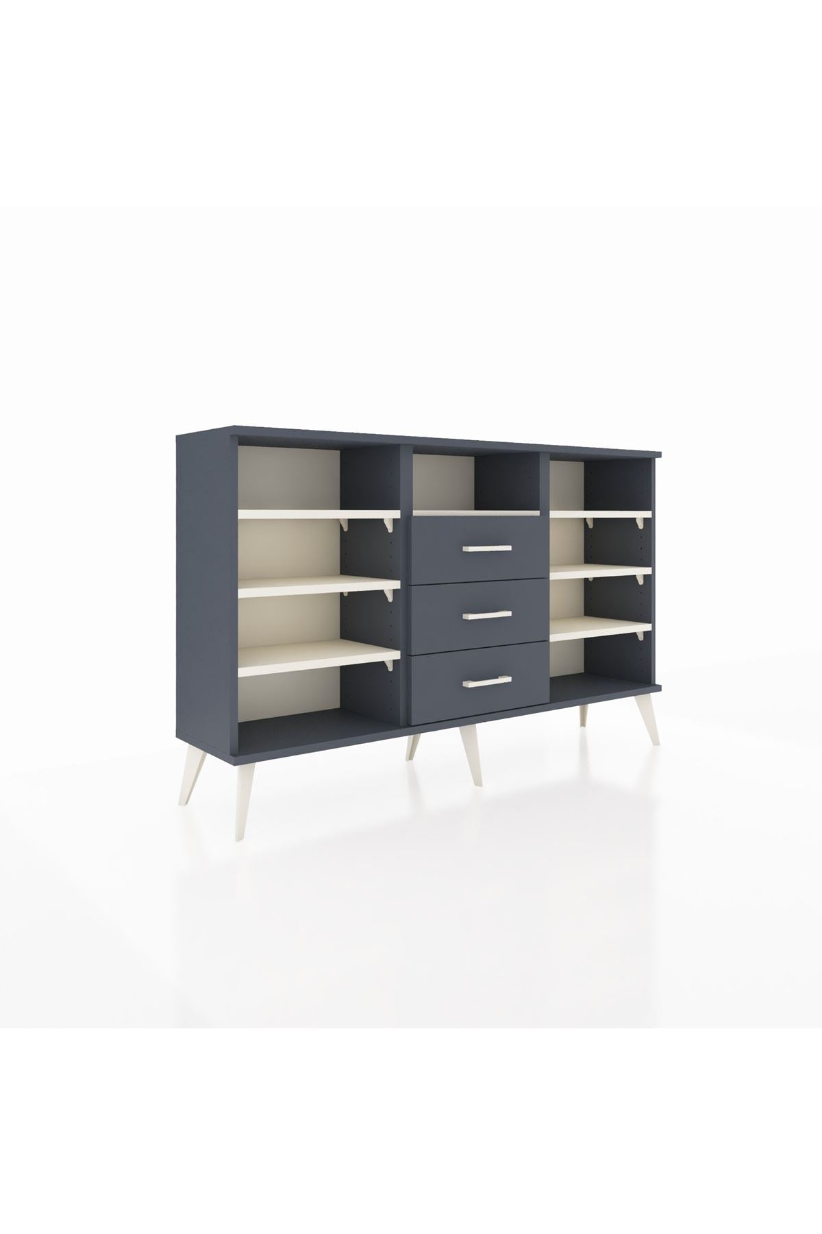 Arges Konsol 7 Raflı 3 Çekmeceli 132x30x83 - S144M014V14A