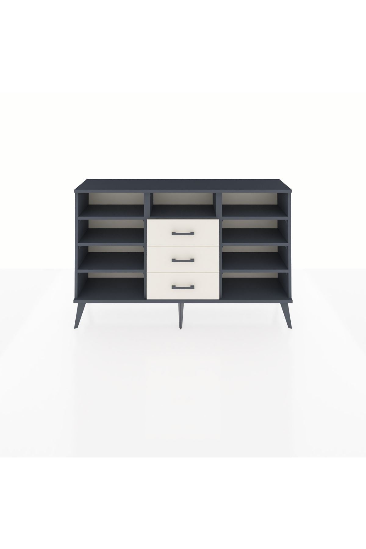Arges Konsol 7 Raflı 3 Çekmeceli 132x30x83 - S144M014V16A