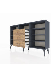 Arges Konsol 7 Raflı 3 Çekmeceli 132x30x83 - S144M014V18A