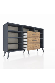 Arges Konsol 7 Raflı 3 Çekmeceli 132x30x83 - S144M014V18A