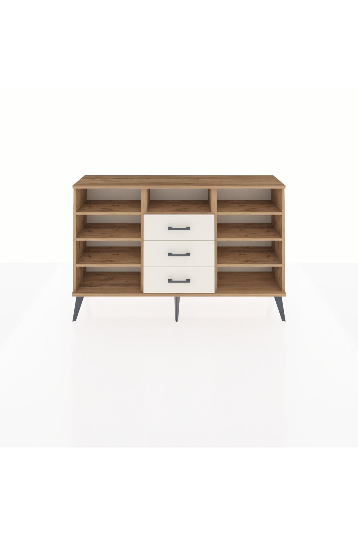 Arges Konsol 7 Raflı 3 Çekmeceli 132x30x83 - S144M014V19A