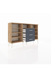 Arges Konsol 7 Raflı 3 Çekmeceli 132x30x83 - S144M014V20A