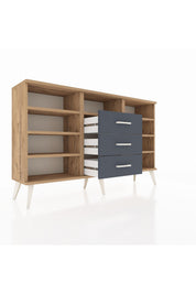 Arges Konsol 7 Raflı 3 Çekmeceli 132x30x83 - S144M014V20A