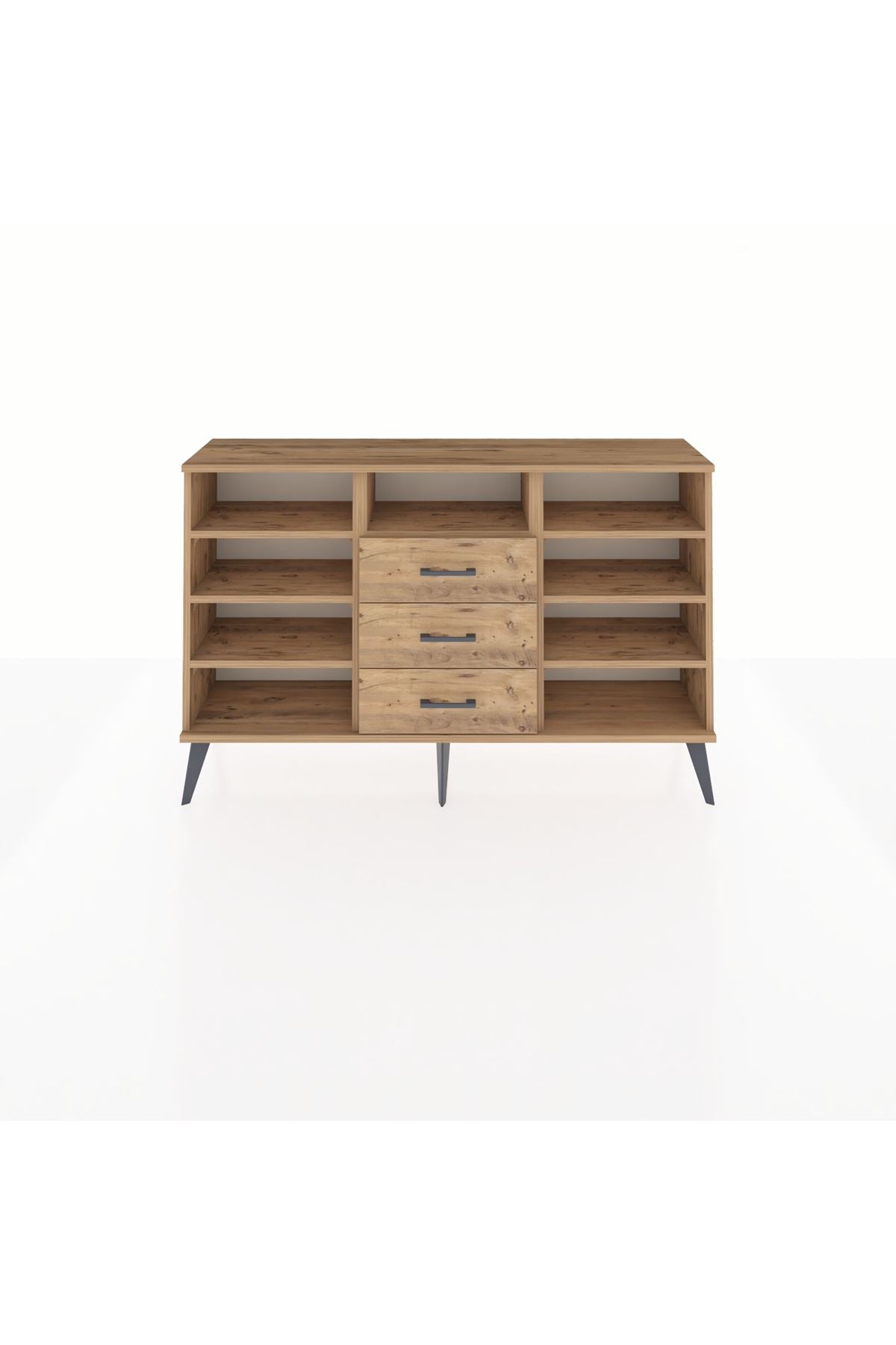 Arges Konsol 7 Raflı 3 Çekmeceli 132x30x83 - S144M014V21A