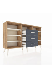Arges Konsol 7 Raflı 3 Çekmeceli 132x30x83 - S144M014V23A