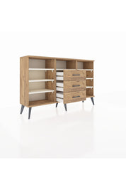 Arges Konsol 7 Raflı 3 Çekmeceli 132x30x83 - S144M014V24A
