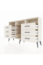 Arges Konsol 5 Raflı 6 Çekmeceli 132x30x83 - S144M015V01A
