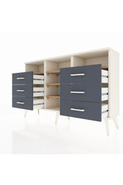 Arges Konsol 5 Raflı 6 Çekmeceli 132x30x83 - S144M015V02A