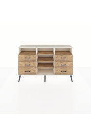 Arges Konsol 5 Raflı 6 Çekmeceli 132x30x83 - S144M015V03A