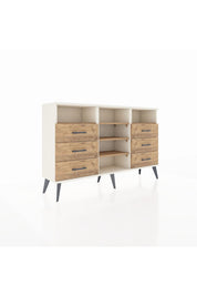 Arges Konsol 5 Raflı 6 Çekmeceli 132x30x83 - S144M015V03A