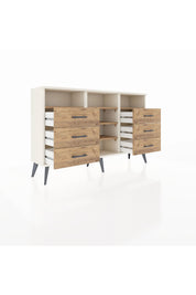 Arges Konsol 5 Raflı 6 Çekmeceli 132x30x83 - S144M015V03A