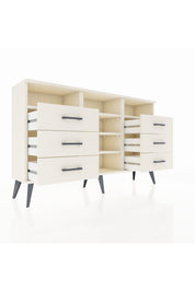 Arges Konsol 5 Raflı 6 Çekmeceli 132x30x83 - S144M015V04A