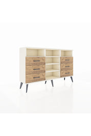Arges Konsol 5 Raflı 6 Çekmeceli 132x30x83 - S144M015V06A