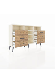 Arges Konsol 5 Raflı 6 Çekmeceli 132x30x83 - S144M015V06A