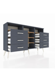Arges Konsol 5 Raflı 6 Çekmeceli 132x30x83 - S144M015V11A