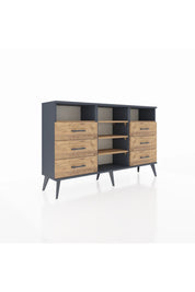 Arges Konsol 5 Raflı 6 Çekmeceli 132x30x83 - S144M015V12A