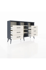 Arges Konsol 5 Raflı 6 Çekmeceli 132x30x83 - S144M015V13A