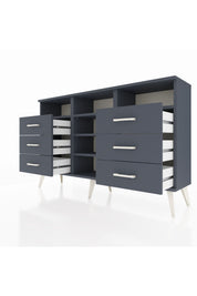 Arges Konsol 5 Raflı 6 Çekmeceli 132x30x83 - S144M015V17A
