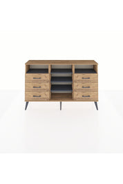 Arges Konsol 5 Raflı 6 Çekmeceli 132x30x83 - S144M015V27A