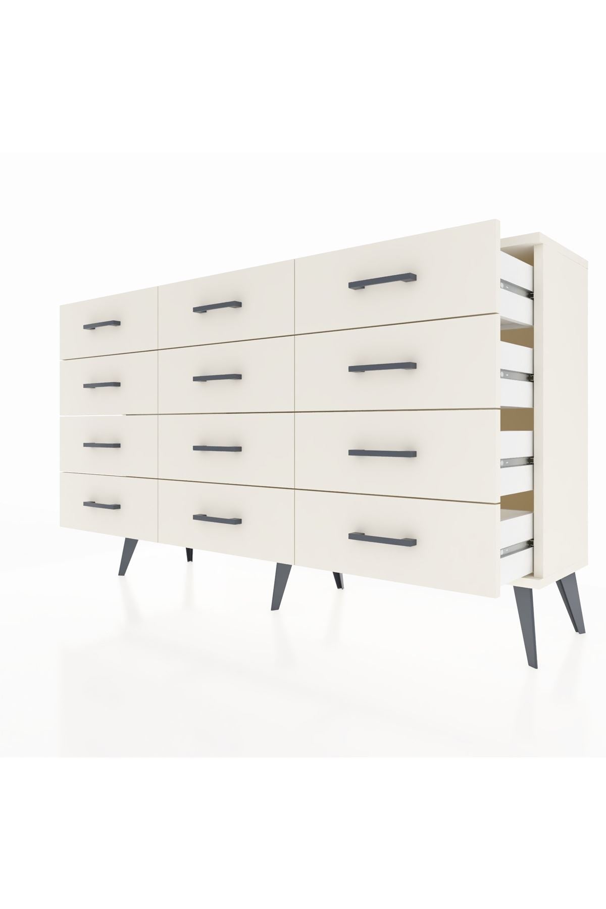 Arges Konsol 12 Çekmeceli 132x30x83 - S144M016V04A