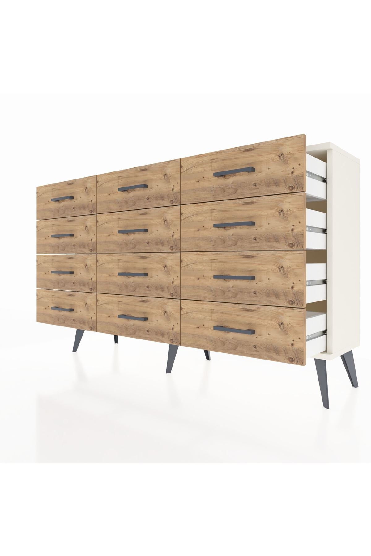 Arges Konsol 12 Çekmeceli 132x30x83 - S144M016V06A