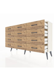 Arges Konsol 12 Çekmeceli 132x30x83 - S144M016V06A