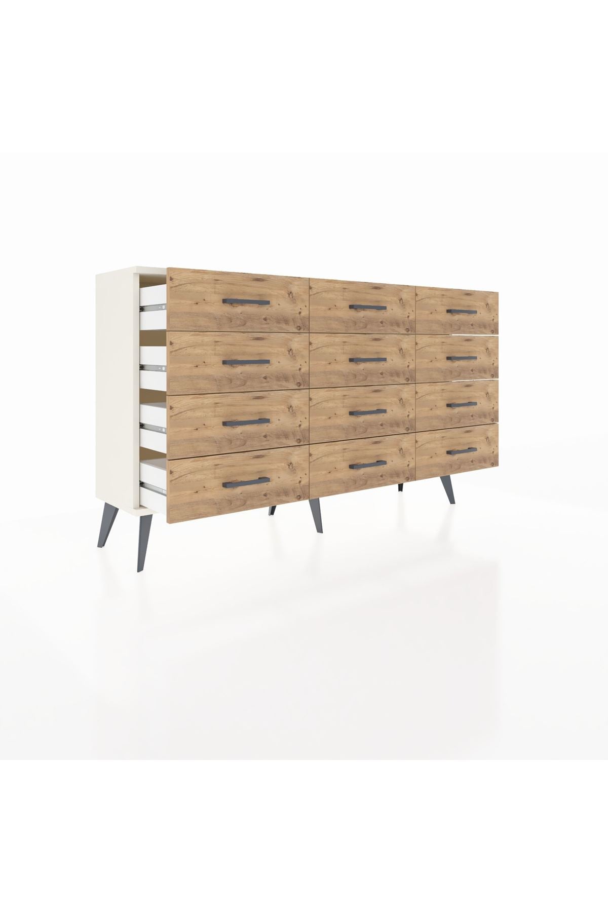 Arges Konsol 12 Çekmeceli 132x30x83 - S144M016V06A