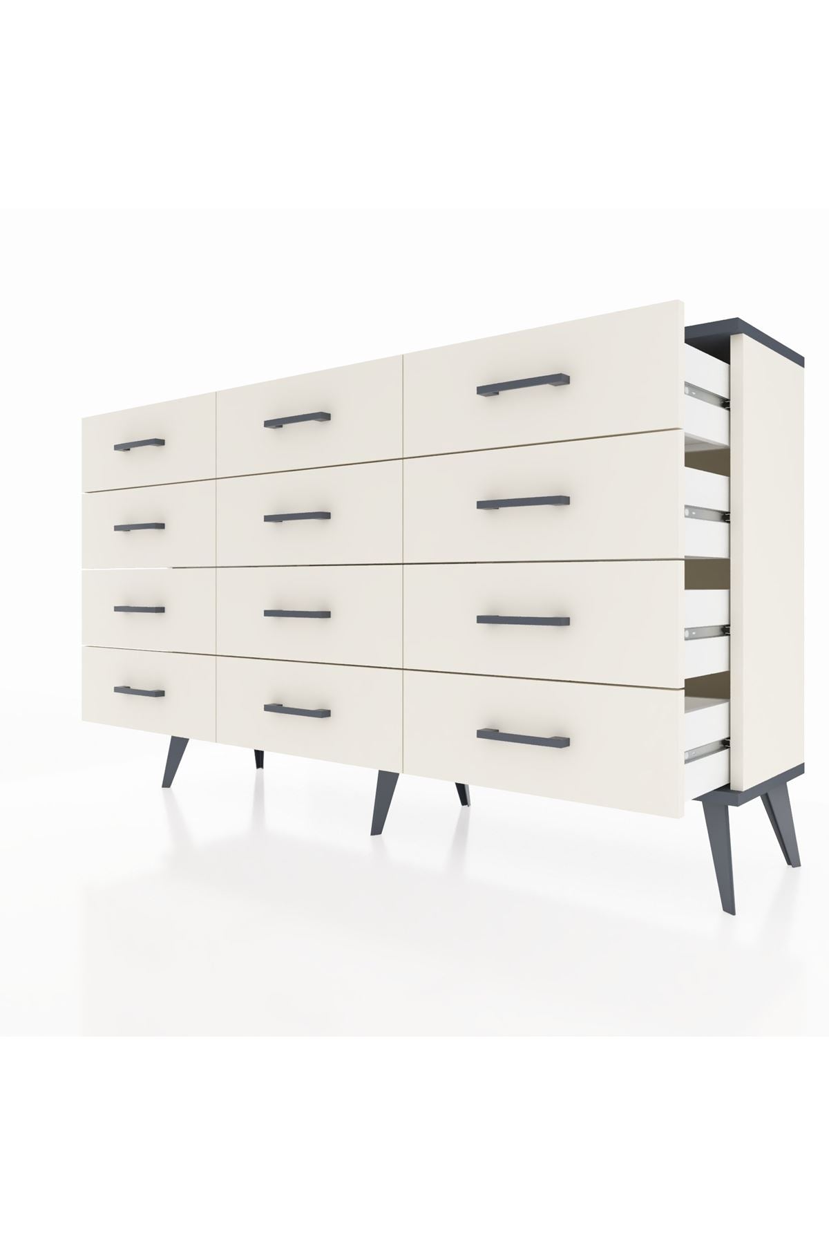 Arges Konsol 12 Çekmeceli 132x30x83 - S144M016V07A