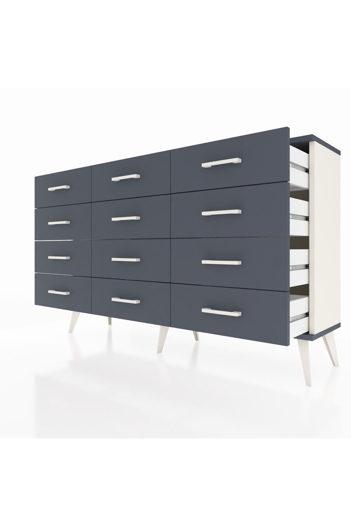 Arges Konsol 12 Çekmeceli 132x30x83 - S144M016V08A