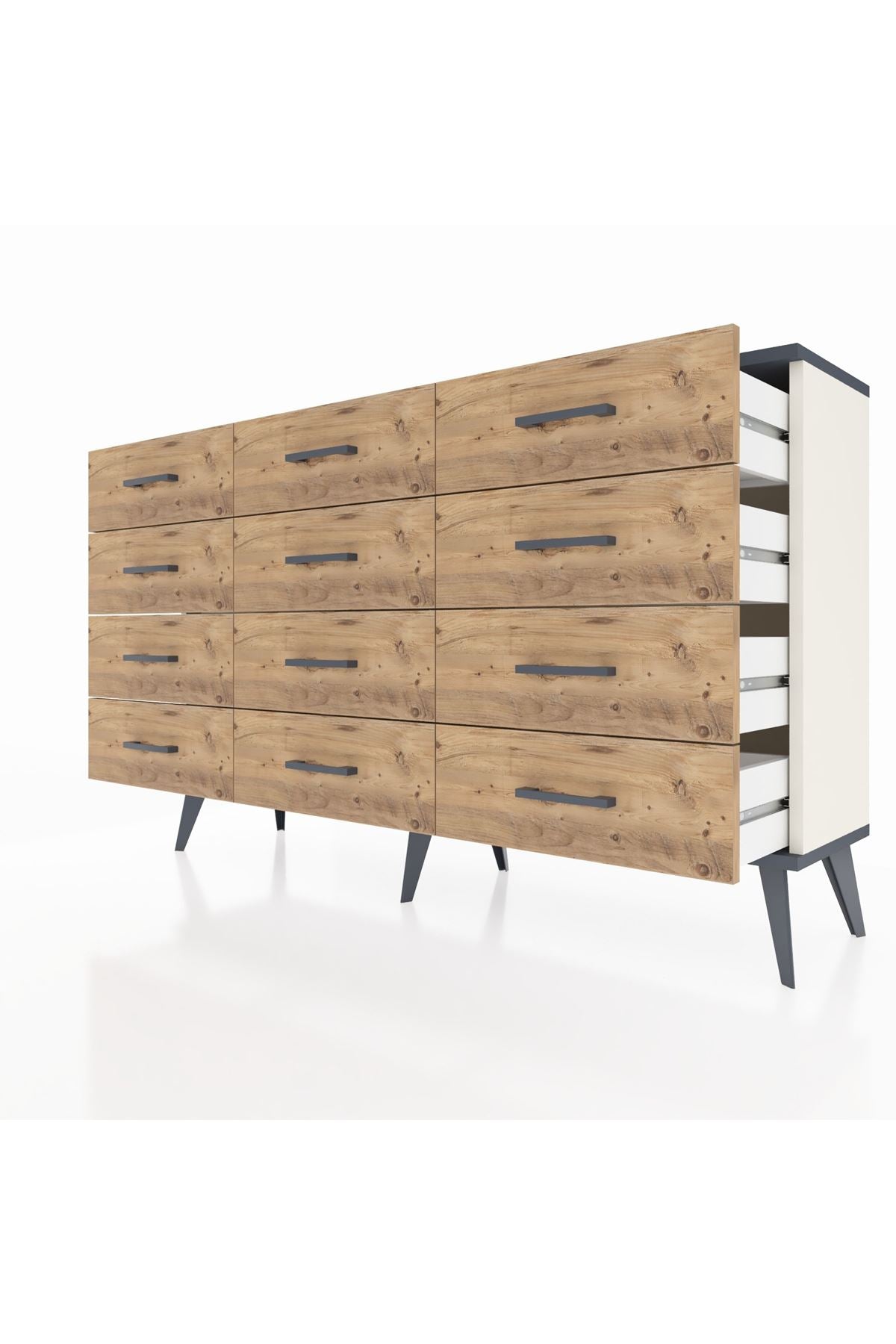 Arges Konsol 12 Çekmeceli 132x30x83 - S144M016V09A