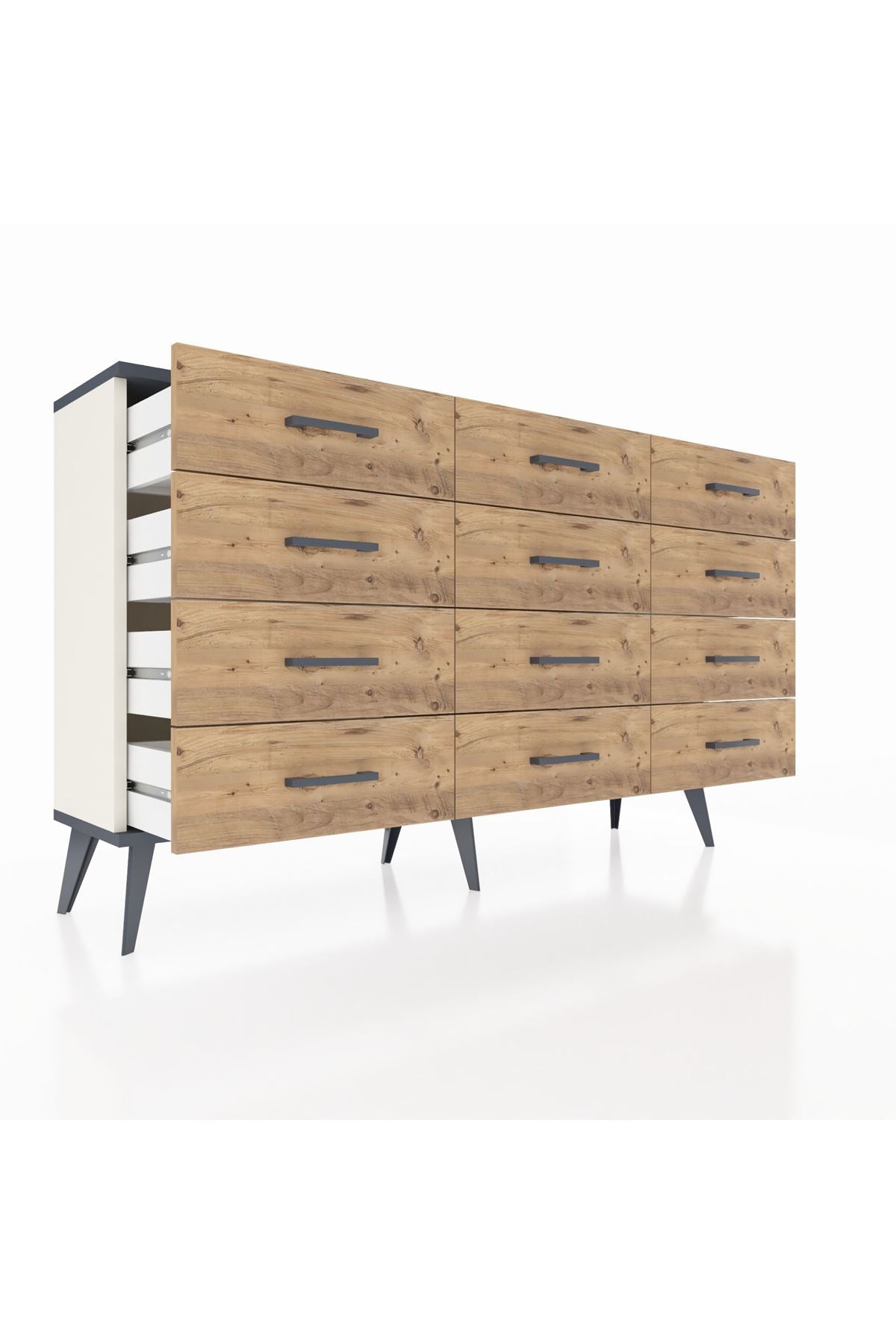 Arges Konsol 12 Çekmeceli 132x30x83 - S144M016V09A