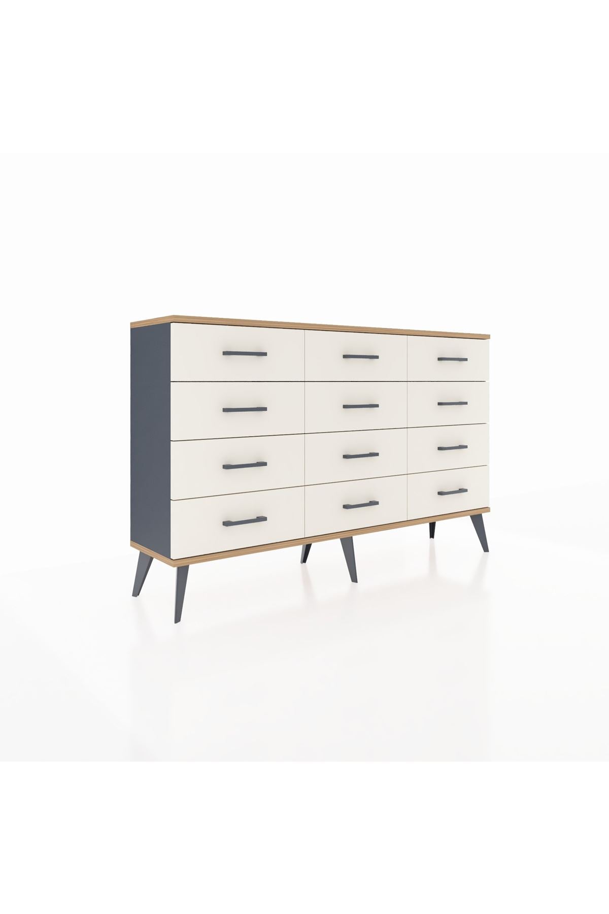 Arges Konsol 12 Çekmeceli 132x30x83 - S144M016V10A