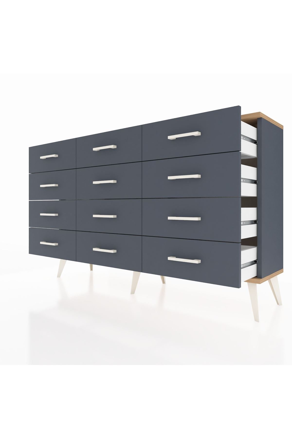 Arges Konsol 12 Çekmeceli 132x30x83 - S144M016V11A