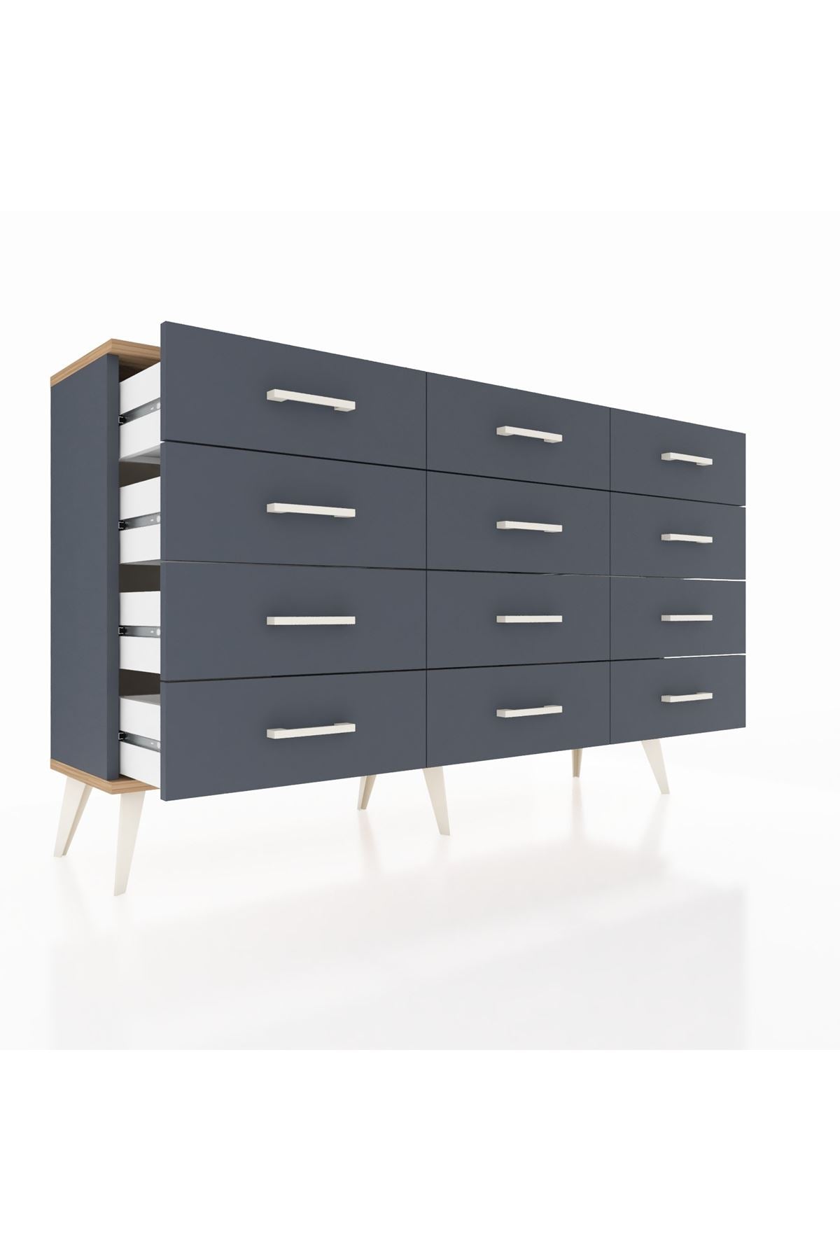 Arges Konsol 12 Çekmeceli 132x30x83 - S144M016V11A