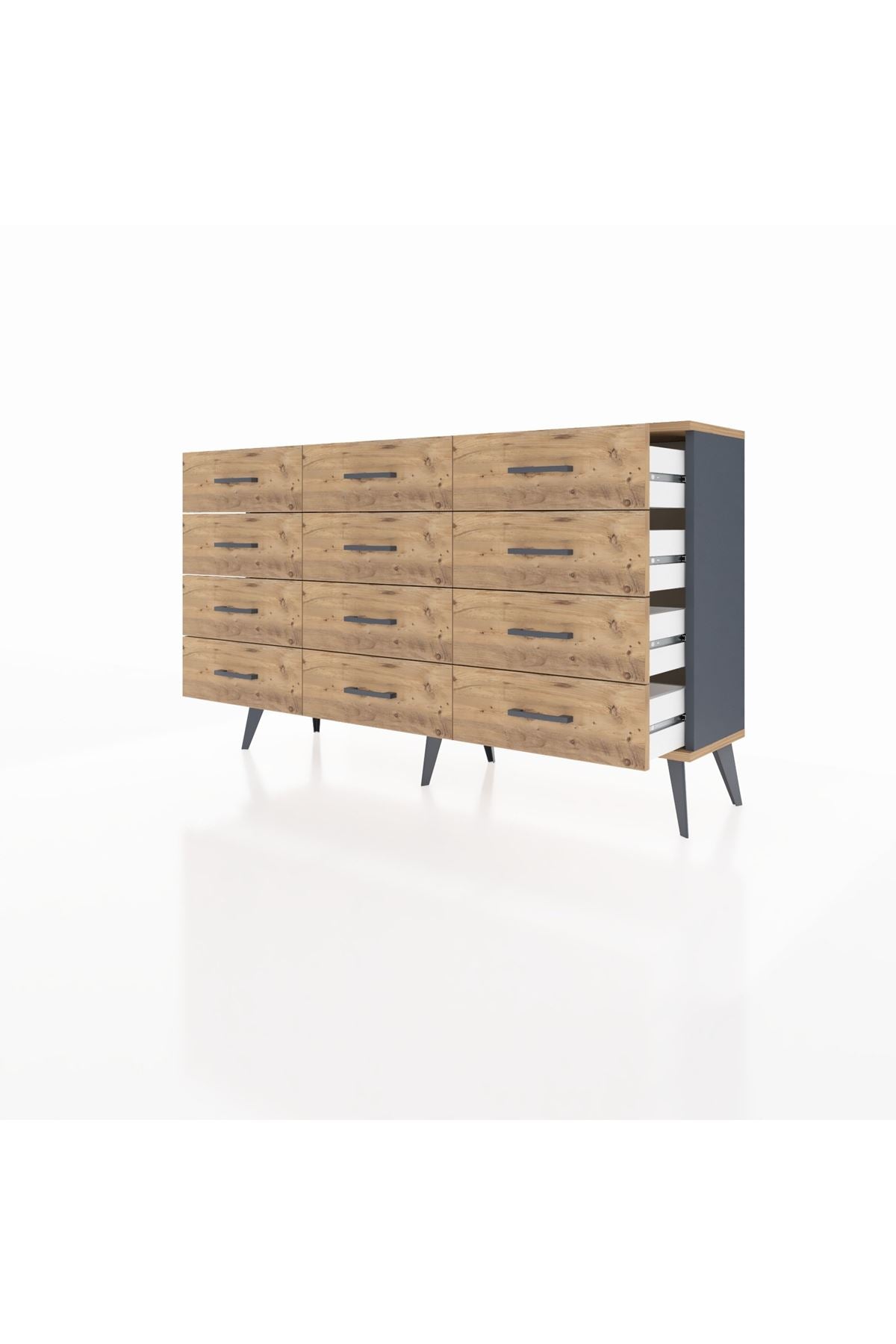 Arges Konsol 12 Çekmeceli 132x30x83 - S144M016V12A