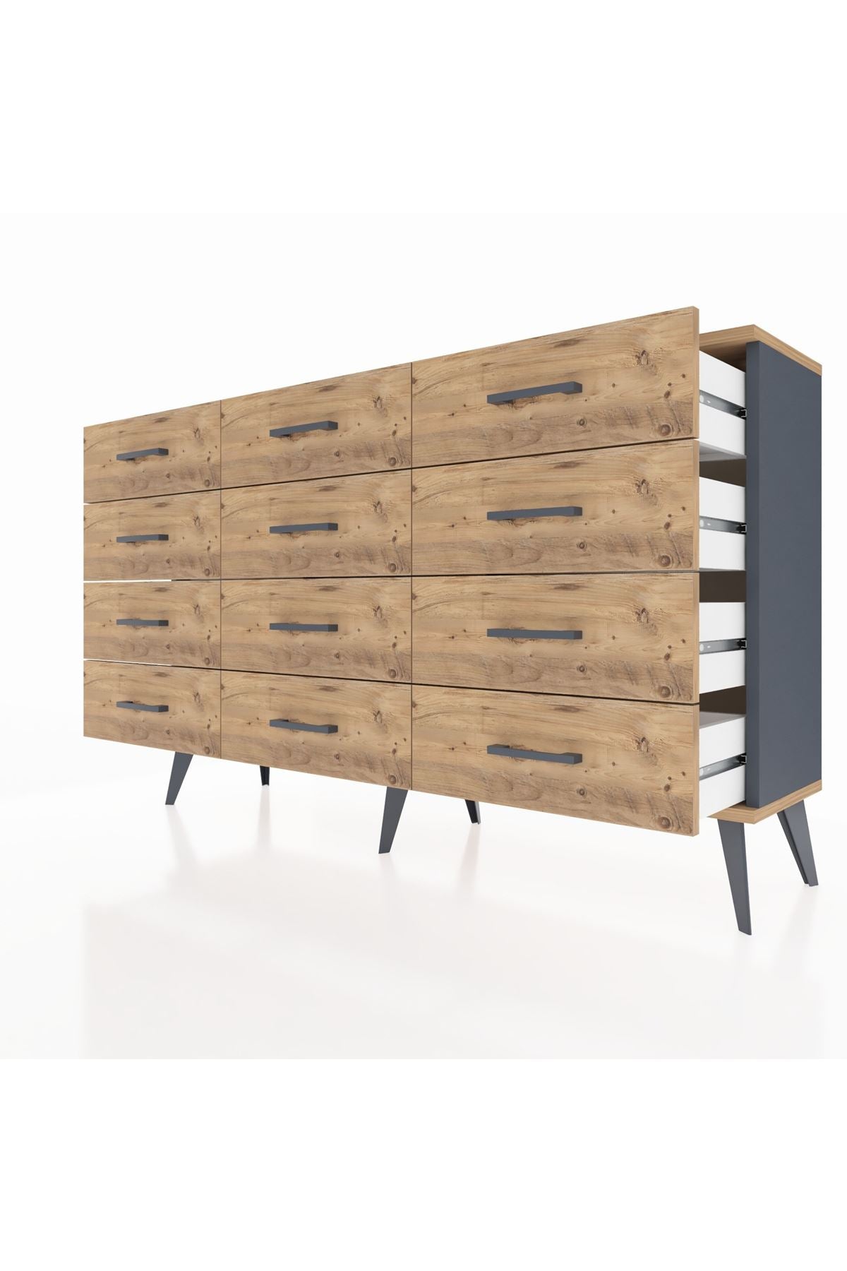 Arges Konsol 12 Çekmeceli 132x30x83 - S144M016V12A