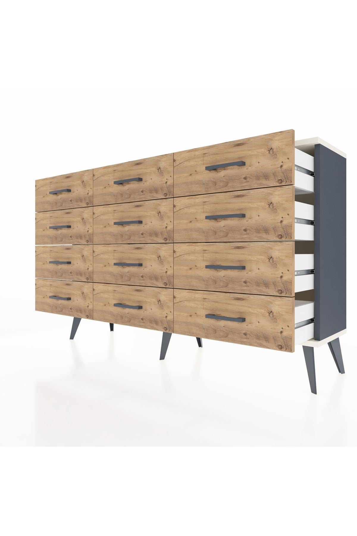 Arges Konsol 12 Çekmeceli 132x30x83 - S144M016V15A