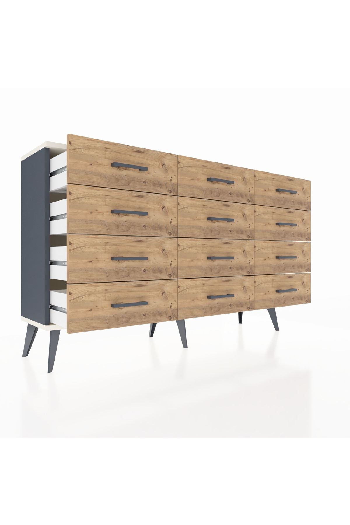 Arges Konsol 12 Çekmeceli 132x30x83 - S144M016V15A