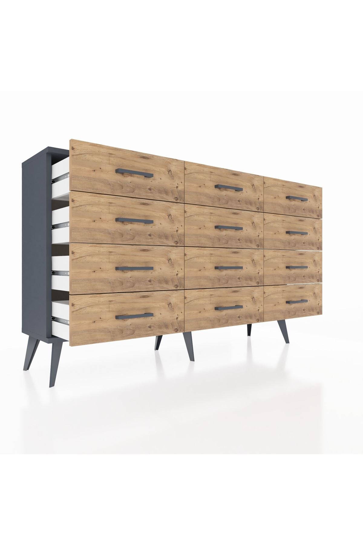 Arges Konsol 12 Çekmeceli 132x30x83 - S144M016V18A