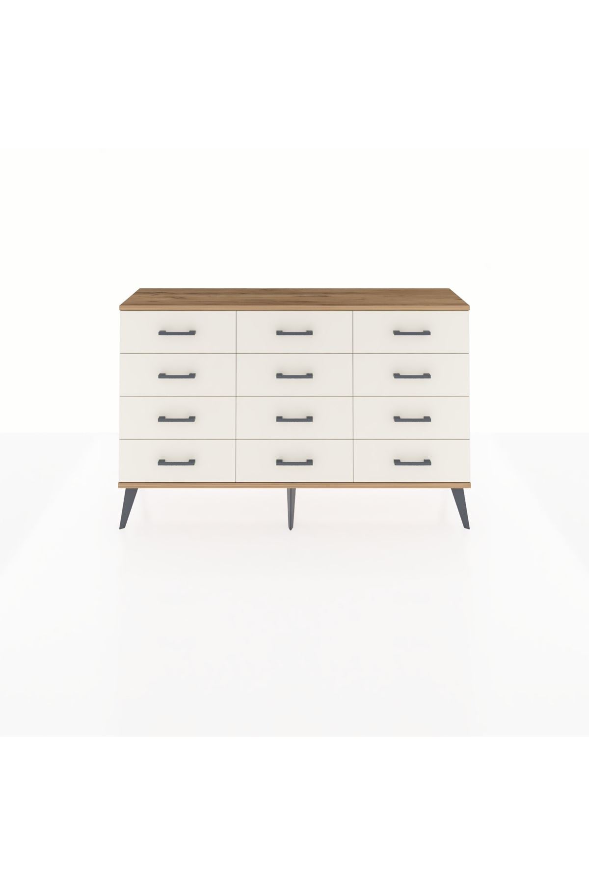 Arges Konsol 12 Çekmeceli 132x30x83 - S144M016V19A