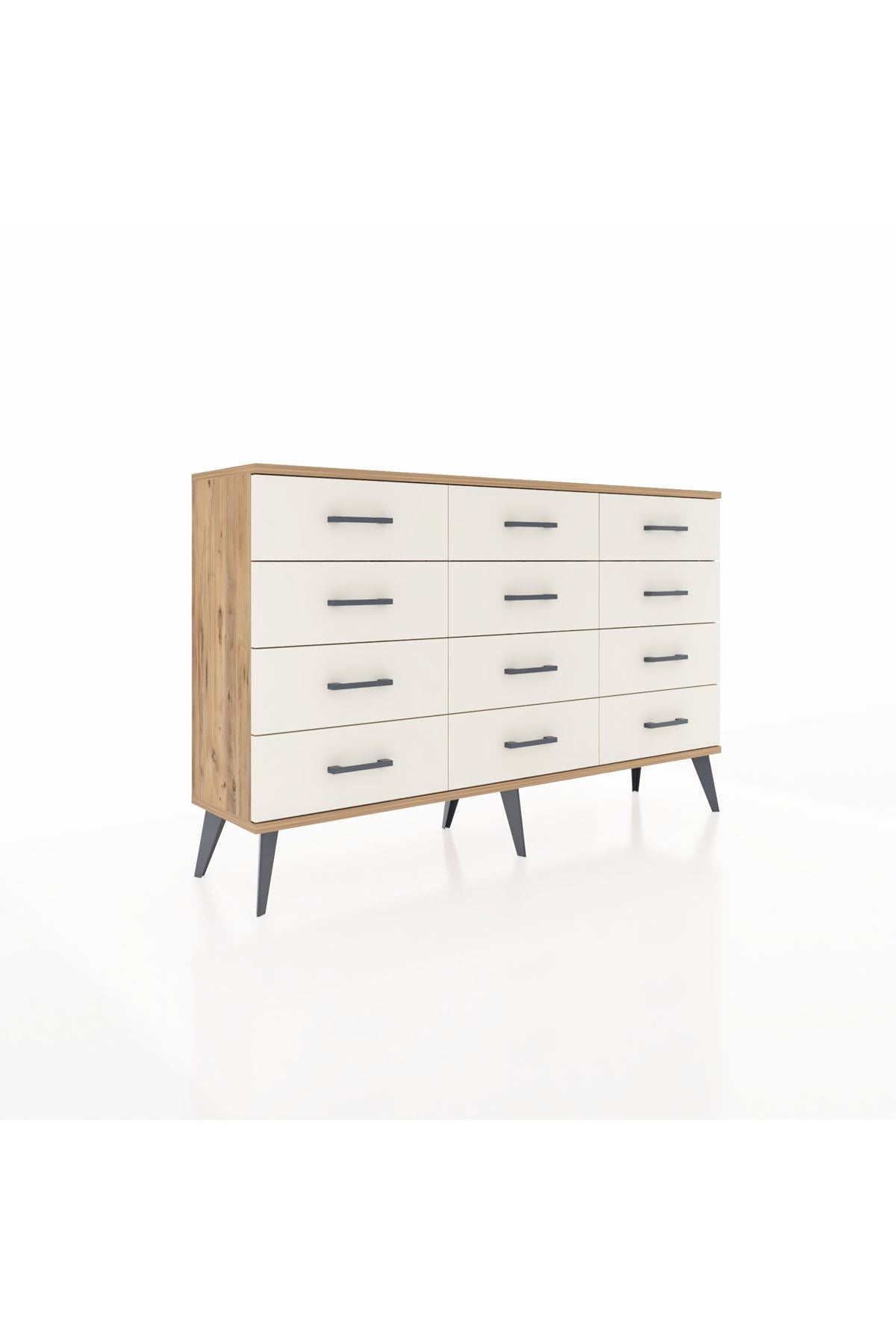 Arges Konsol 12 Çekmeceli 132x30x83 - S144M016V19A