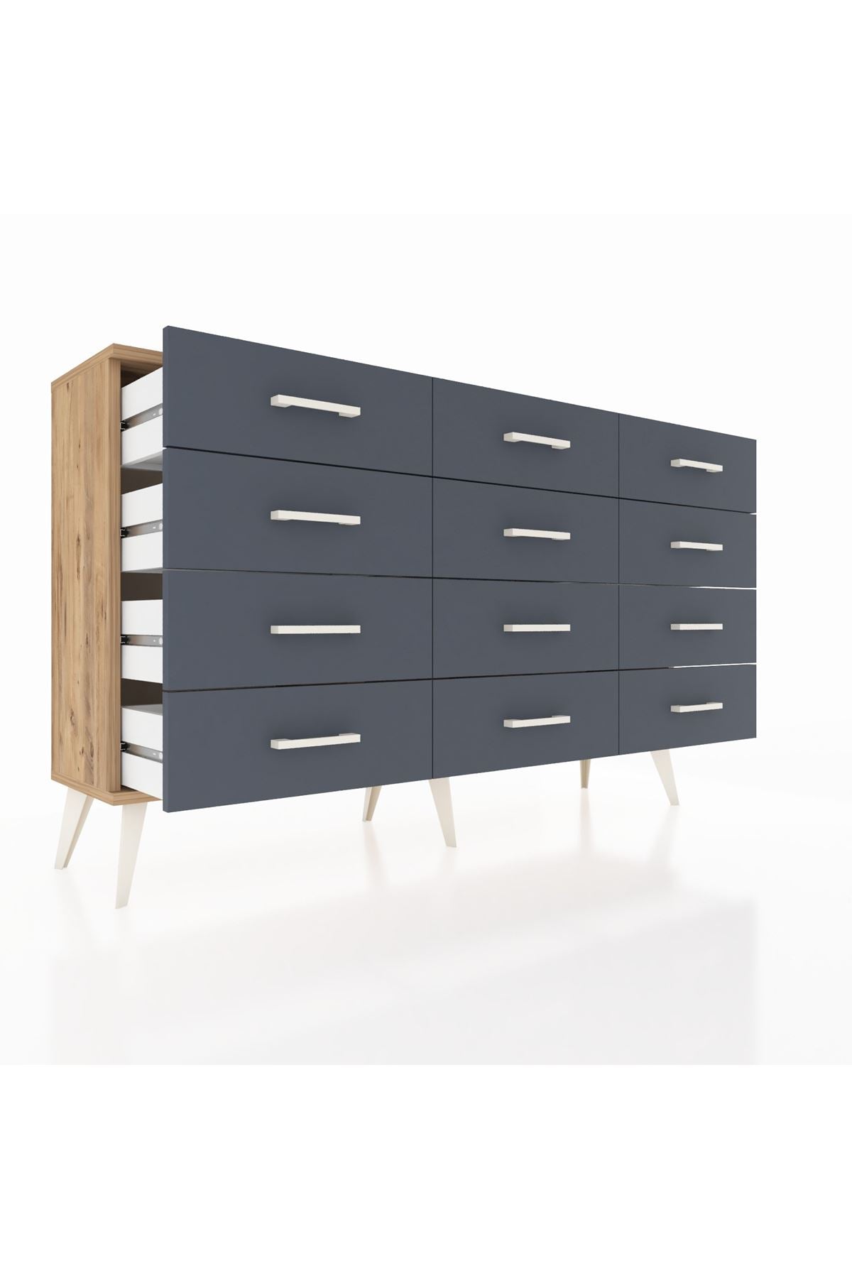 Arges Konsol 12 Çekmeceli 132x30x83 - S144M016V20A