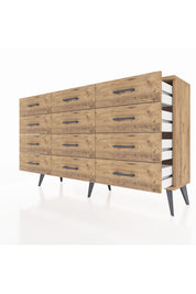 Arges Konsol 12 Çekmeceli 132x30x83 - S144M016V21A