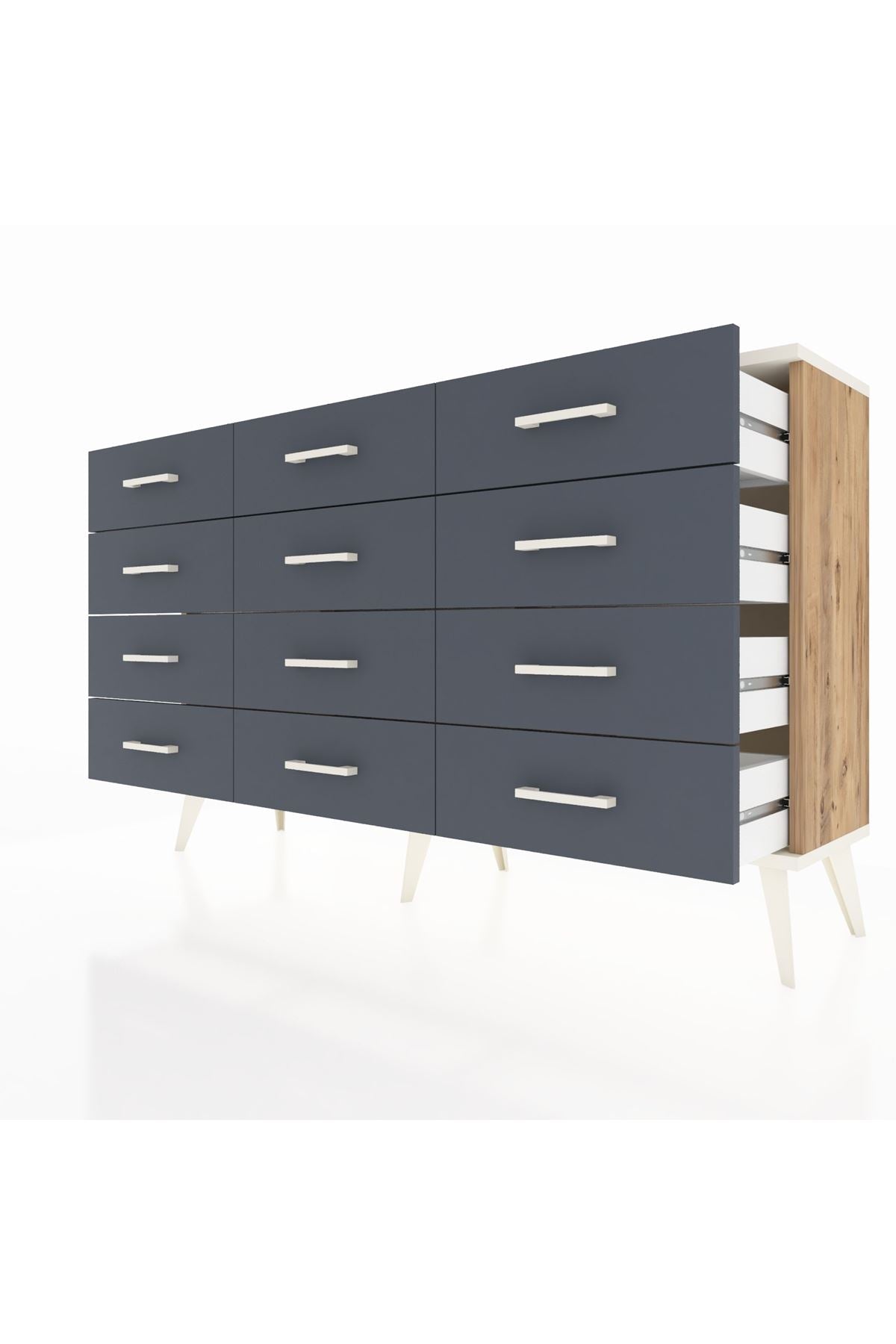 Arges Konsol 12 Çekmeceli 132x30x83 - S144M016V23A