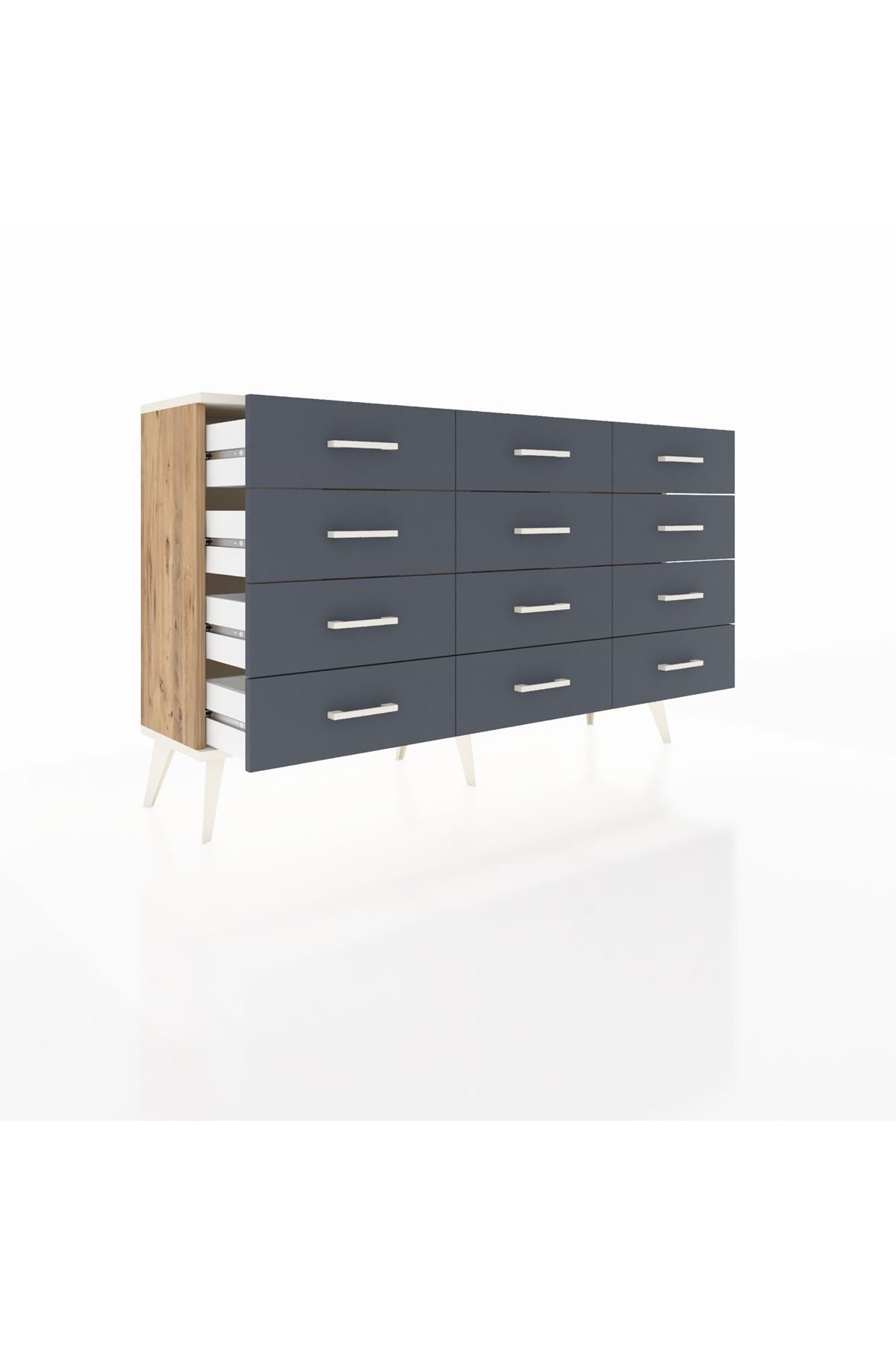 Arges Konsol 12 Çekmeceli 132x30x83 - S144M016V23A